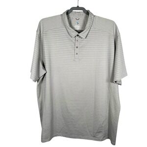 KUHL AirKUHL Polo‎ Mens XXL Performance Stretch Short Sleeve Cloud Gray